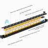CRST 12-Outlet Heavy Duty Surge Protector Power Strip Bar 1800