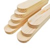 Unfinished Wooden Blocks, Oval Wooden Boards for Crafts, Blank, Whittling