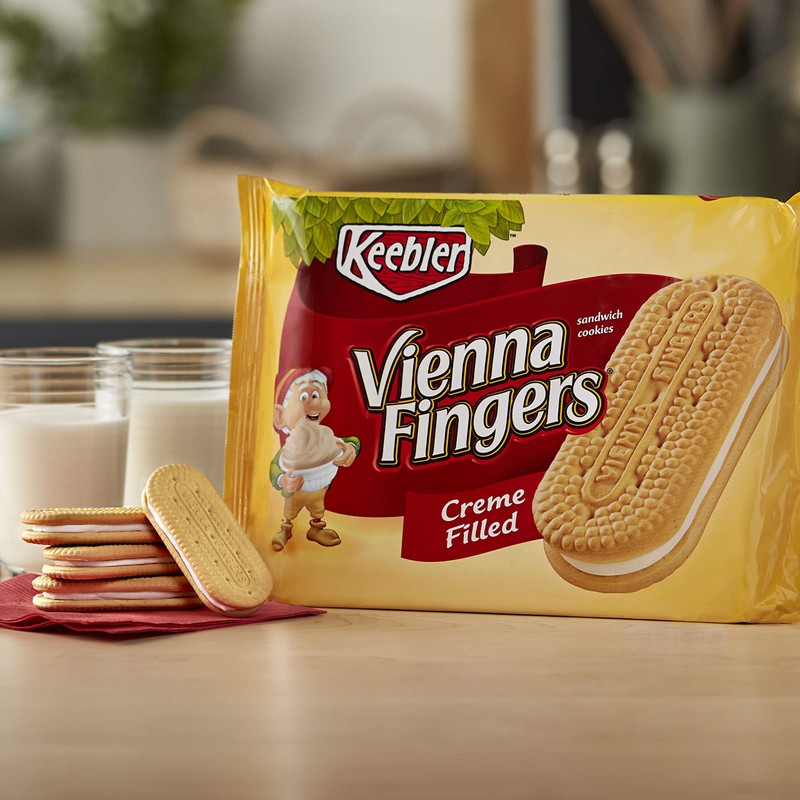 Keebler Cookies, Vienna Fingers Sandwich Cookies, Creme Filled, 14.2 oz