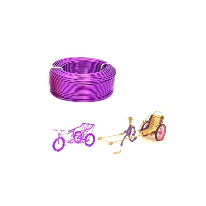 HIGHROCK 30M Aluminum Craft Wire, Bendable Aluminum Wire for Crafting