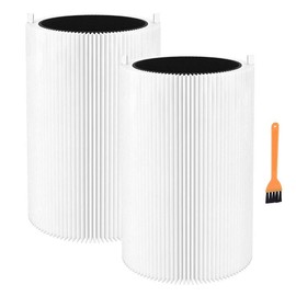 2 Pack Blue Pure 411 Filter Compatible with Blueair 411, 411+, 411 Auto and Mini Air Purifier