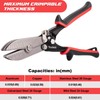 Toolwiz 5 Blade Sheet Metal Tools, Duct Crimping Tool for