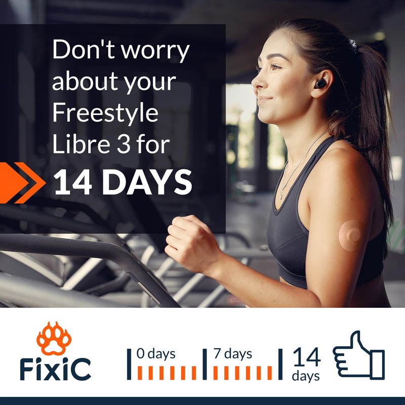 Fixic Libre 3 Sensor Covers - 25 Pack - Perfect