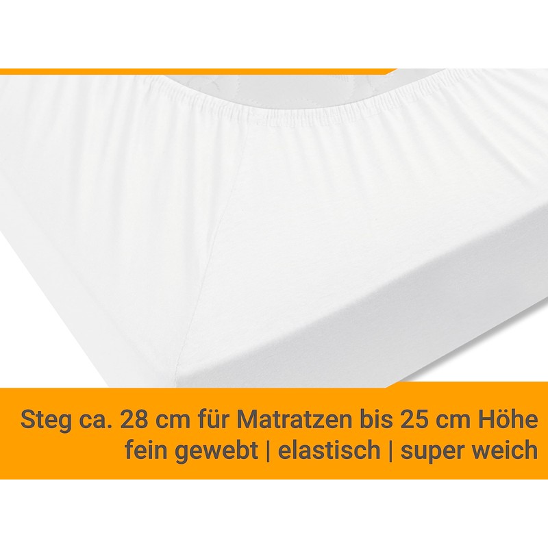 Classic Jersey Fitted Sheet Available In 34 Colours and 6 Sizes – 100% Cotton,