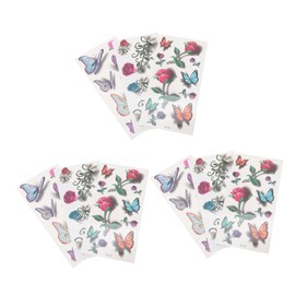 Minkissy Butterfly Decorative Stickers Temporary Stereoscopic Effect to Apply for Party