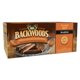 LEM Products Backwoods Breakfast Fresh Sausage Seasoning Kit, Ideal for Wild Game and Domestic Meat, Seasons Up to 20 Pounds of Meat, 9.8 Ounce Package