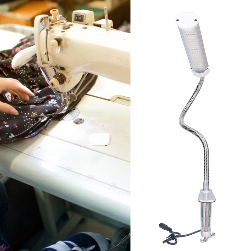 Gooseneck LED Work Light Silver C Clamp LED 21W Dimmable