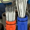 sourcing map Welding Rod Storage Tube, 14 Inch Tungsten Electrode