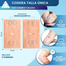 Epicondylitis Ellenbogenbandagen für Damen und Herren mit 16 Punkten Magnettherapie und Silikonkompression, Ellenbogenbandagen für Sehnenentzündungen, Linderung von Schmerzen durch Arthrose, Arthritis