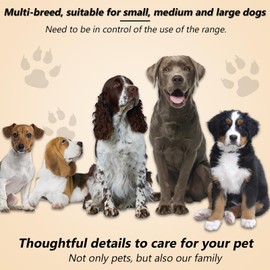 Lifreesia Dog Bark Deterrent Devices, Rechargeable Anti Barking Device for Dogs, 50FT Range Safe for Dogs & Human Portable Indoor Outdoor, Dog Training & Behavior Aids, Bark Box