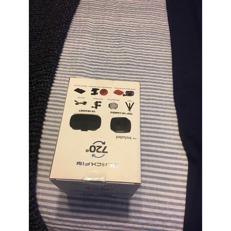 BlackFin 720 VR Action Camera & Headset, Full Panoramic VR