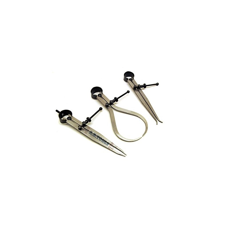 Spring Calliper Set 3pc Internal External Dividing/Dividers TE246