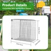 Tryly 2Pcs Bluebird House Protector Guards, Stainless Bird House Entrance,Designed