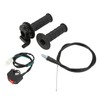 7/8in Twist Throttle Grip with Cable Kill On Off Switch