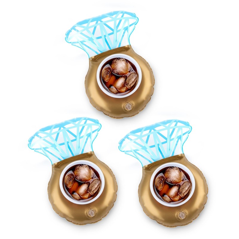 BigMouth Inc Bling Ring Beverage Boats (3-Pack)