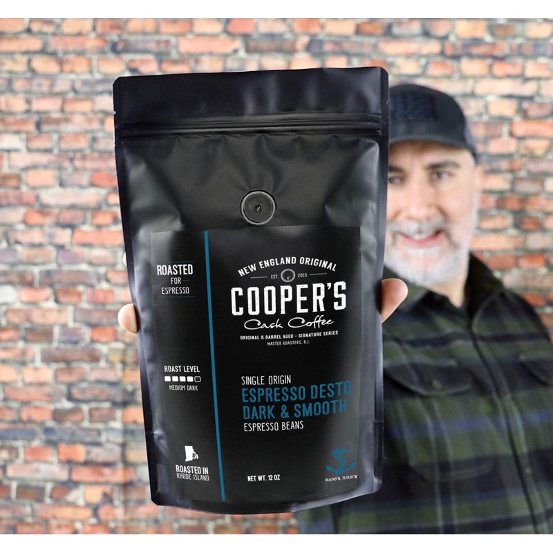 Espresso Ground Coffee Beans - Dark & Smooth | Medium-Dark