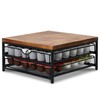 NHZ Coffee Pod Drawer Holder for K cup, 2-Tier Coffee