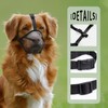 Dog Muzzle with Rounded Mesh, Breathable Muzzle for Small, Medium