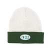FISURA Unisex Gorro Invierno Hat, Cold, green and grey