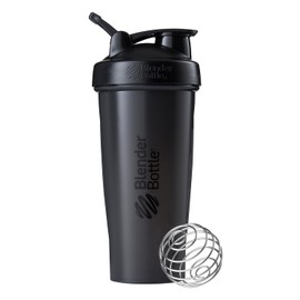 BlenderBottle Botella mezcladora clsica, perfecta para batidos de protena y pre-entrenos, 28 onzas, negra                                             