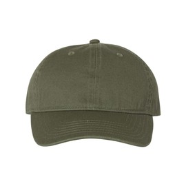 BC Pigment Dyed Baseball Cap, Moss, OS