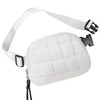 Carfond Quilted Puffer Belt Bag, Everywhere Waist Fanny Packs, Lightweight