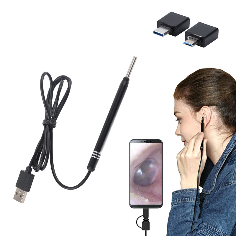 An108 3 In 1 Visual Endoscope Camera Luminous High Definition