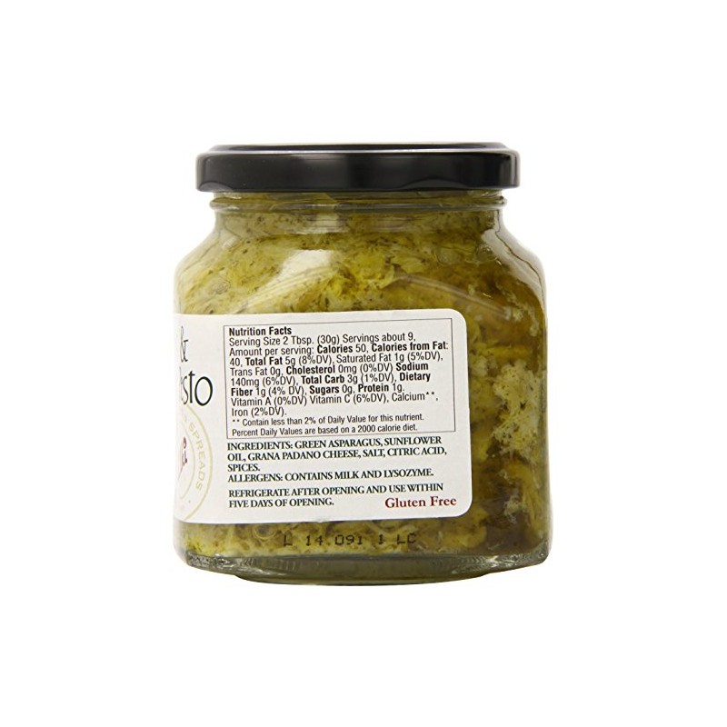 Elki's Gourmet Asparagus and Italian Cheese Pesto, 9.9 Ounce
