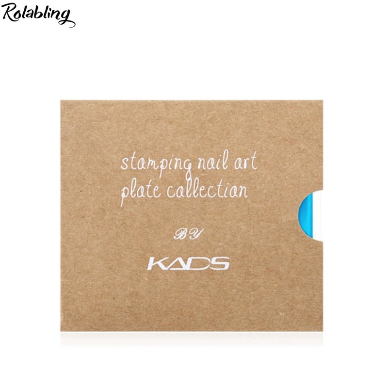 Rolabling Tropical Scenery Nail Art Stamping Plates - Stamping Templates