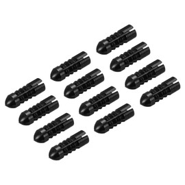 PATIKIL Dart Flight Protectors, 12 Pack Aluminum Alloy Dart Wing Savers Fixed 90 Degrees Wing Corrector for Steel & Plastic Flights, Black