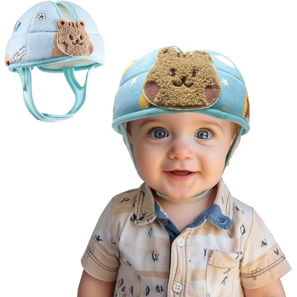 Baby Helmet for Crawing Walking, Soft Infant Safety Helmet, Baby