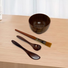 BEECO GIF2U Skincare Face Mask Mixing Bowl Set,Makeup Skin Care Products for Clay Mask,Home DIY Beauty & Personal Care Tools Kit Wood Bowl,Spatula,Spoon,Brush,Facial Headband,Wrist Washband