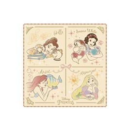 Marushin 2006032100 Hand Towel, Mini Towel, Princess Charm Tiara, Cotton, Antibacterial and Odor Resistant, Full Embroidery