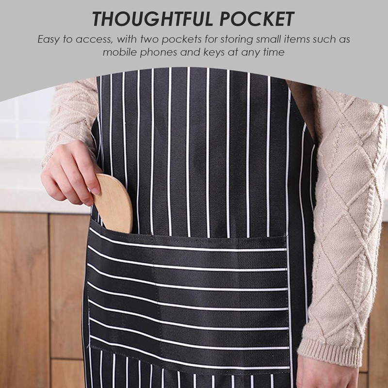 EHDWXVZM 1 x Striped Apron, 1 x Hook, Water and