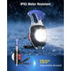 HGNN Keychain Work Light, 7 Modes Mini Rechargeable Torch, IPX5,