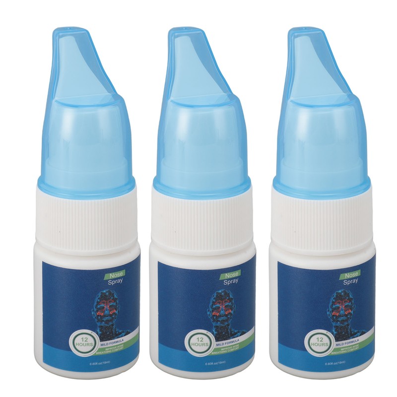 3Pcs Nasal Spray 18ml Gentle Fine Mist Allergy Relief Nose