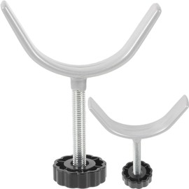 Y Shaped Spindle Rods 2pcs Fence Gate Threaded Rod Y Threaded Spindle Rod Crib Rail Guard Non Punching Screws Toddler PVC Lagging Door Baby Stair Banister Poles