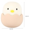 Cute Chick Shape USB Silicone LED Rechargeable Night Lamp Mini