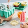 Moldes de silicona para Paletas de Hielo,10 Cavidade Moldes para