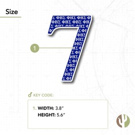 Desert Cactus Phi Beta Sigma Sticker PBS GOMAB Divine 9 Individual Cross Over Line Number Decal Laptop Water Bottle Car (IND Line #7)