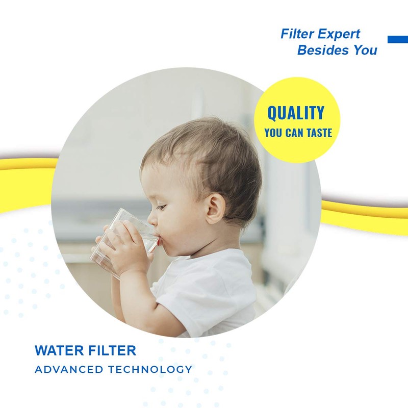 EXCELPURE 3US-AF01 Under Sink Water Filter Replacement for Filtrete Standard