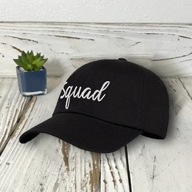 LADY&HOME Set of 6 Hens Party Cap, Bride and Bride Squad Baseball Caps, Best Gift for Bachelorette Party, Bridal Party, Wedding, Embroidered Adjustable Cotton Truck Caps