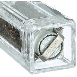 Peugeot Pontarlier Acrylic Combo Pepper Mill and Salt Shaker, 15cm/6-Inch