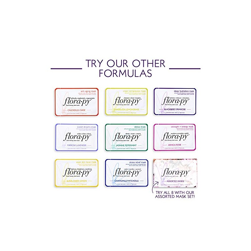 Aromatherapy Facial Sheet Mask - Hydrating - Moisturizing - Essential
