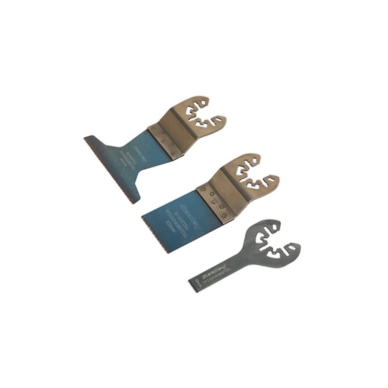 Sealey Smtc3 Multi-Tool Universal Cutting Blade Set 3Pc