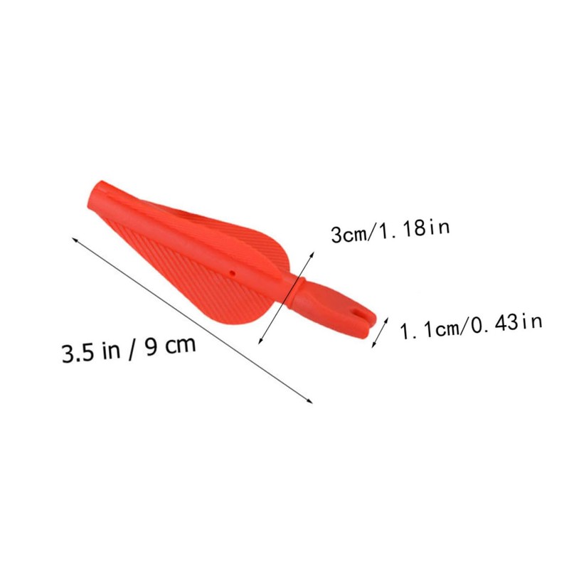 BESPORTBLE 20pcs Integrated Arrow Tails for Archery Practice Fletching for