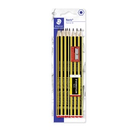 Staedtler Noris HB Pencil, Eraser & Sharpener Set