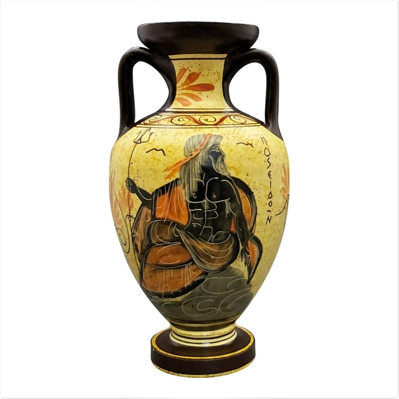 Greek Ceramic Aphrodite Vase Vase Vessel Painting Goddess Aphrodite 22cm