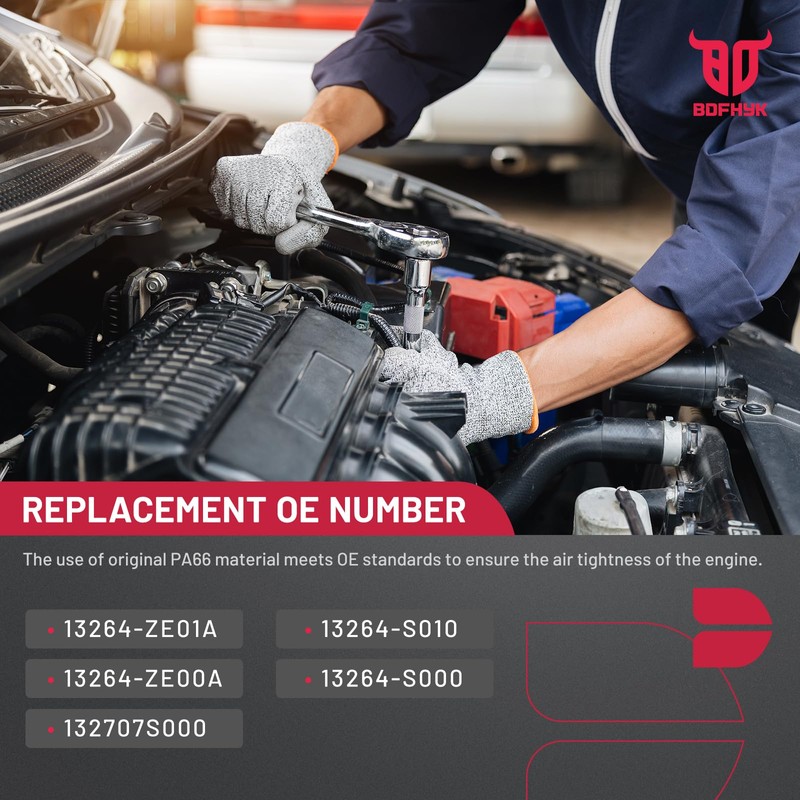 BDFHYK Left & Right Valve Cover Set with Gaskets Compatible
