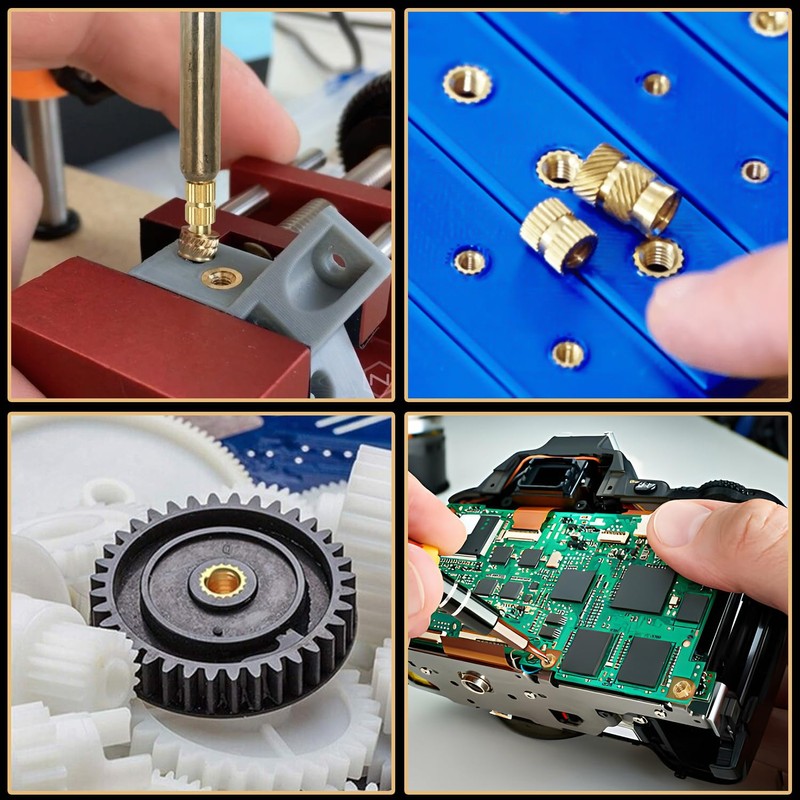 Threaded Insert and Soldering Iron Melting Aid Set, with 300
